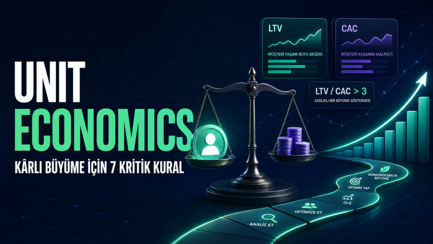 Unit Economics ile kârlı startup büyümesi