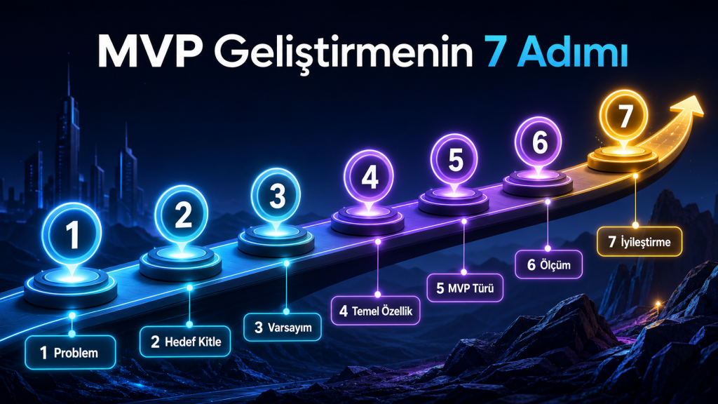 MVP geliştirmenin 7 kritik adımı