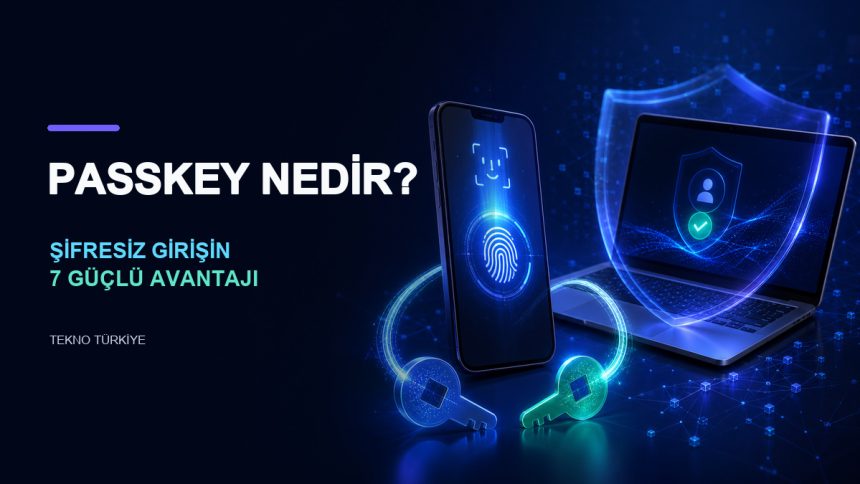 Passkey nedir şifresiz girişin 7 güçlü avantajı