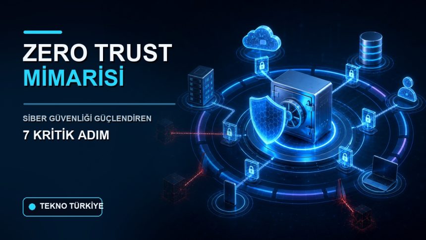 Zero Trust mimarisi ve siber güvenliği güçlendiren 7 kritik adım
