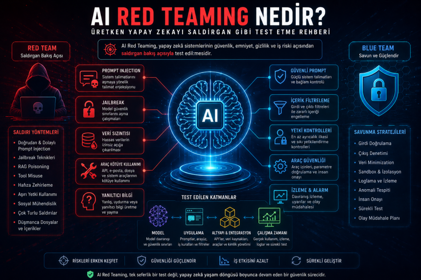 AI Red Teaming nedir ve yapay zekâ güvenlik testleri nasıl yapılır