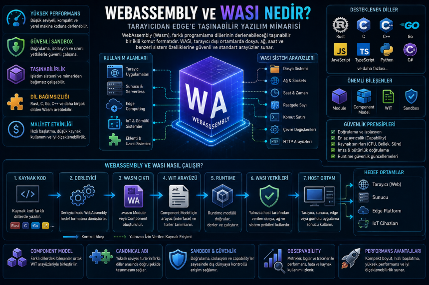 WebAssembly nedir WASI ve Component Model nasıl çalışır